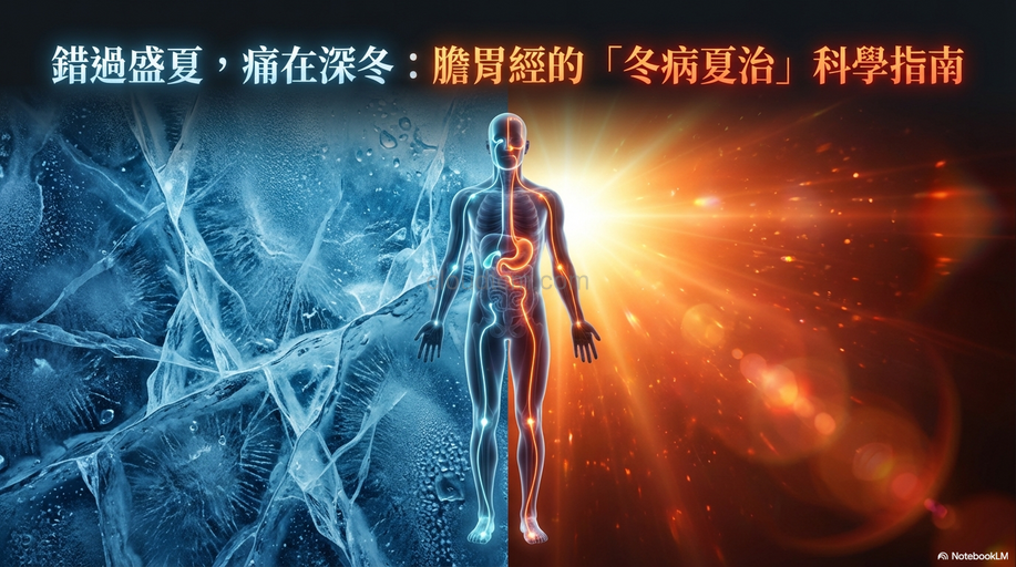 在炎熱夏季三伏天，探討膽經胃經的「冬病夏治」