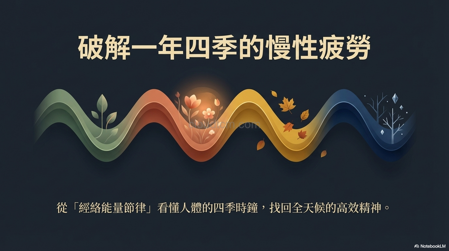 春困夏倦秋疲冬乏?從經絡破解一年四季慢性疲勞的原因!