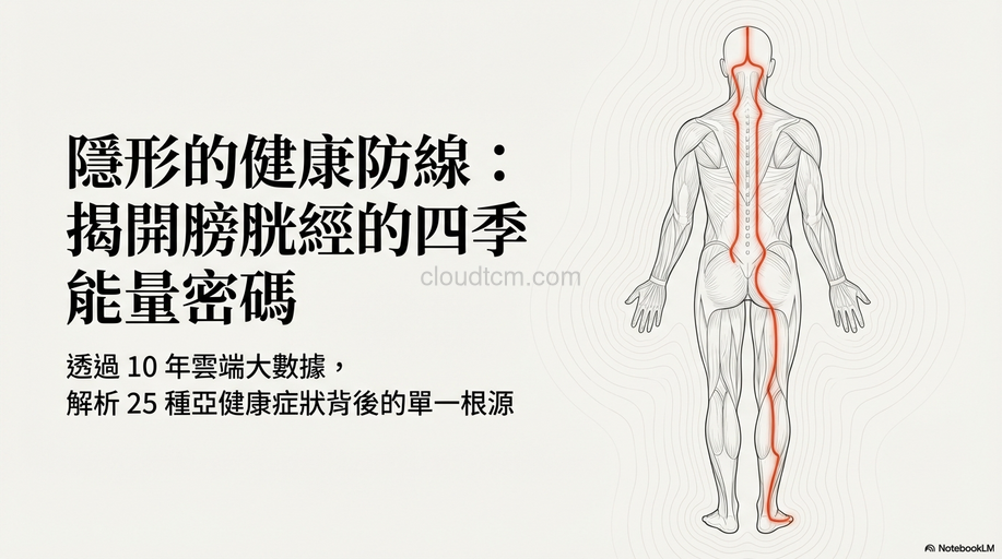 養生關鍵！揭開膀胱經四季能量的祕密與症狀！