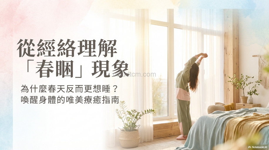 理解「春睏」的3種經絡現象，原來這就是想睡覺的原因！