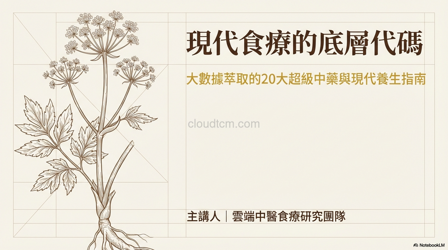 大數據找出20種適合食療(藥膳)的中藥，究竟具有什麼功效？