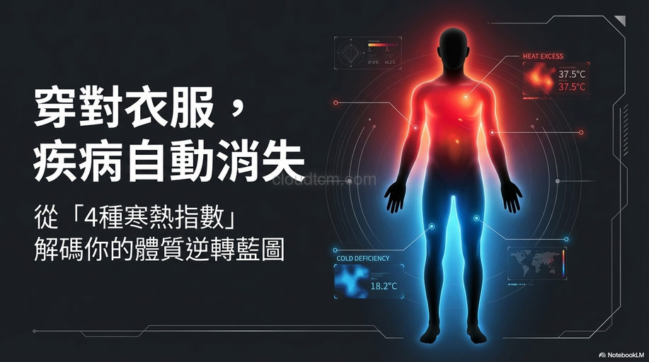 4種寒熱指數,探討穿著讓疾病消失且改變體質!