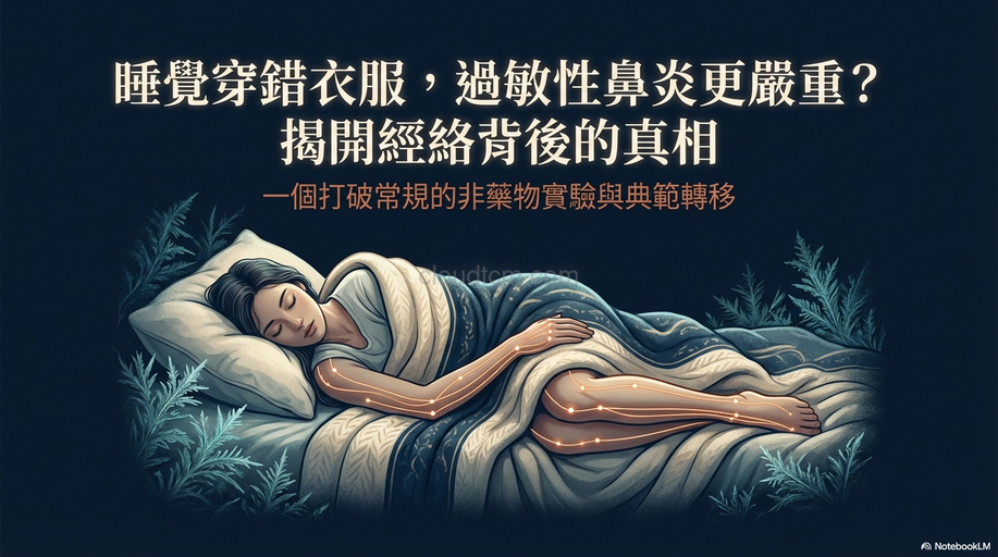 睡覺穿錯衣服，過敏性鼻炎更嚴重？經絡告訴你的真相