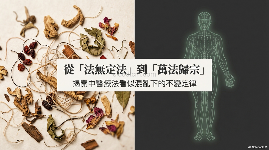中醫療法看似亂槍打鳥,從「法無定法」中找「定法」!