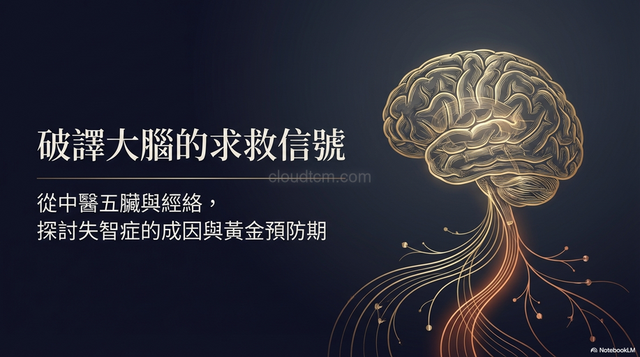 從五臟六腑及經絡,探討失智症(阿茲海默病)成因及預防!