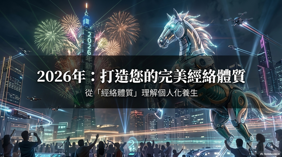2026新希望，從「經絡體質」理解個人化養生(上篇)！