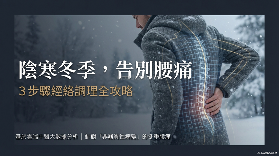 陰寒冬季改善下背腰痛全攻略，3步驟徹底改善！