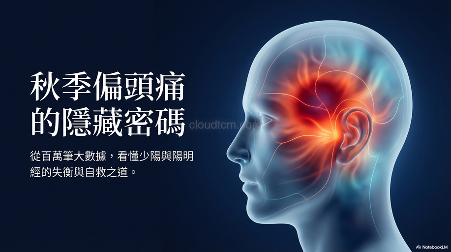 秋季8-9月啟動偏頭痛,觀察少陽、陽明經失衡秘密!
