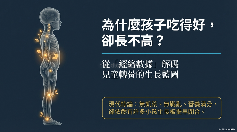 小孩兒女長不高是怎麼回事?從經絡理解轉大人!
