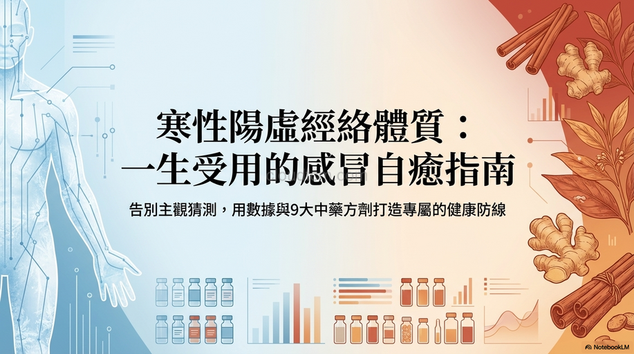 寒性陽虛經絡體質，一生應付感冒的有效中藥方劑清單！