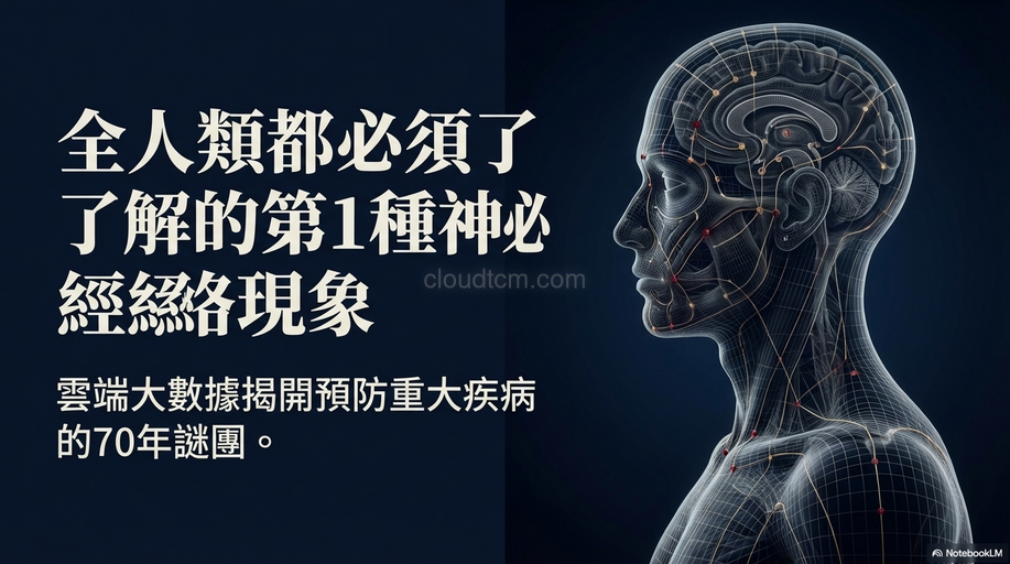 全人類都必須了解的第1種神秘經絡現象，可預防重大疾病！