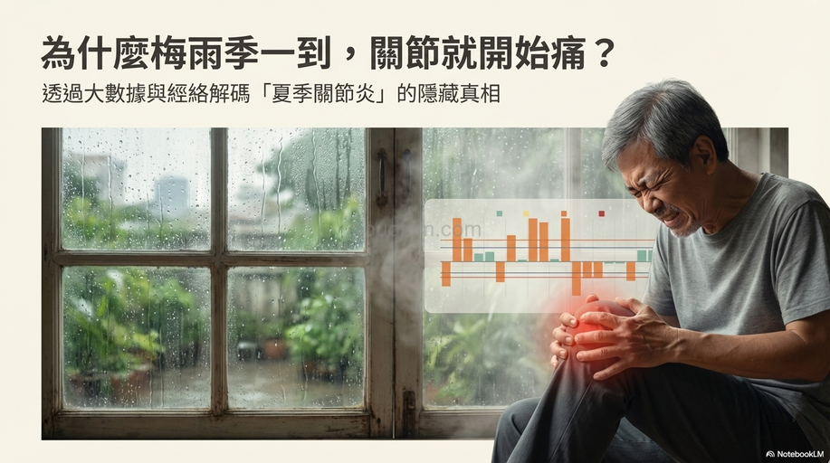 關節炎老毛病總在梅雨季復發？經絡數據帶你看懂！