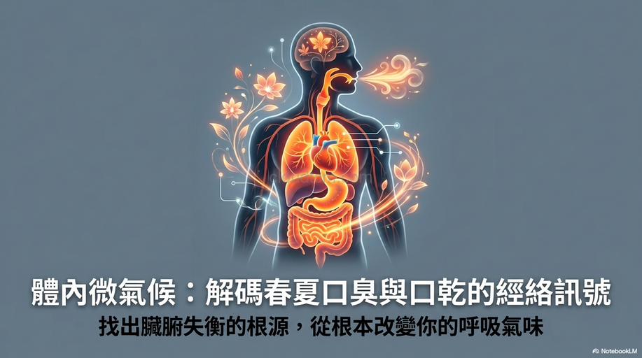 春夏開啟口臭、口乾的經絡型態,找出改善之道!