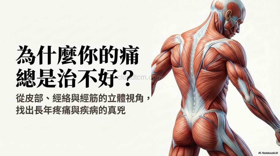 從皮部、經絡與經筋理解，找出疼痛難治的根本原因！