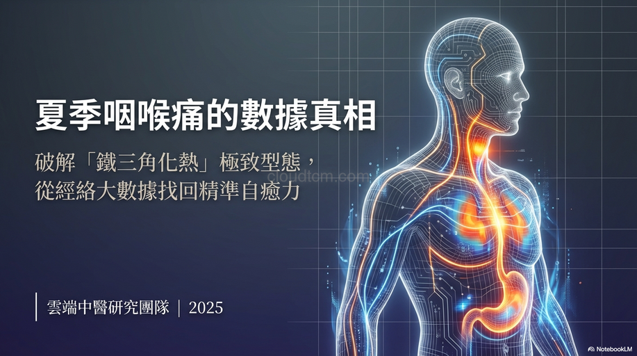 從經絡理解,炎熱夏季喉嚨痛與原因與改善方法!