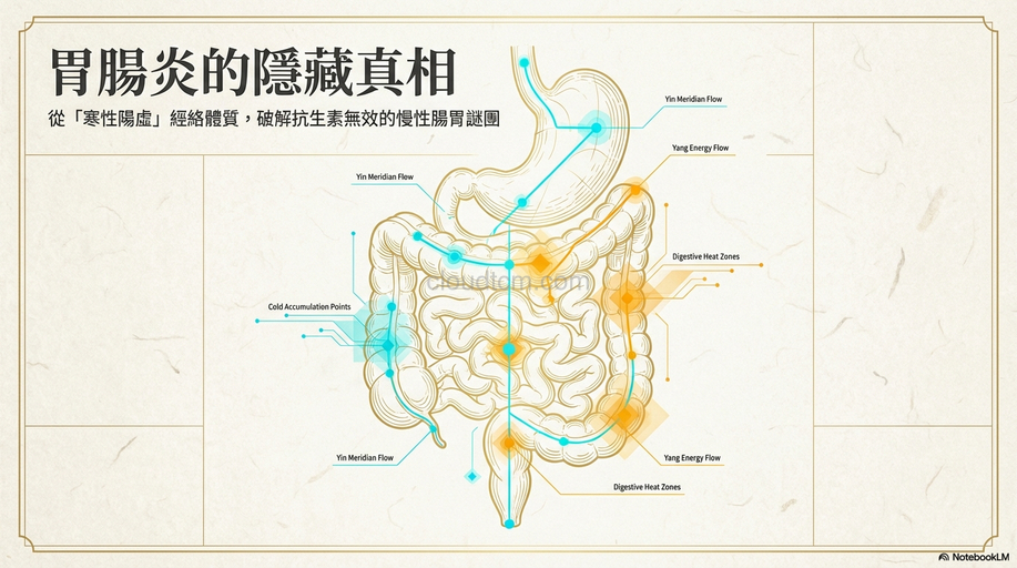 胃腸炎不只是病毒感染，從寒性陽虛經絡體質再詮釋！