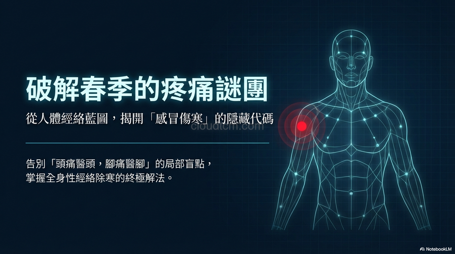 手臂爆痛全身酸痛？從經絡理解感冒傷寒後遺症！