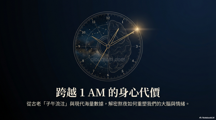 從「子午流注」看凌晨1am以後入睡對身心的影響！