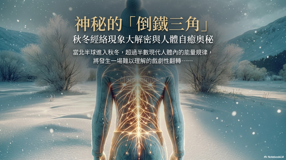 神秘的「倒鐵三角」經絡現象，進入秋冬季正式啟動！