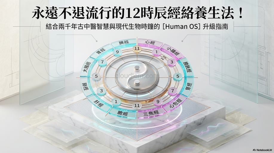 用一天療癒一生，12時辰經絡養生練習與驗證！