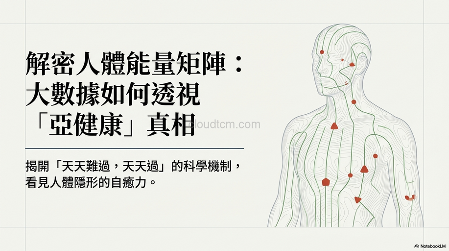 一張圖勝於千言：經絡如何揭示亞健康的祕密？