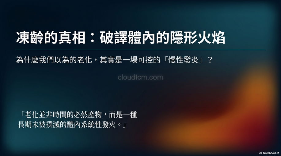 慢性發炎是隱形殺手：經絡視角下的健康與凍齡之道！
