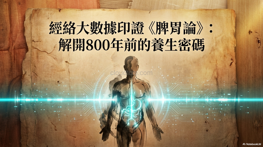 從經絡數據證明《脾胃論》的價值，養生就從這裡開始！