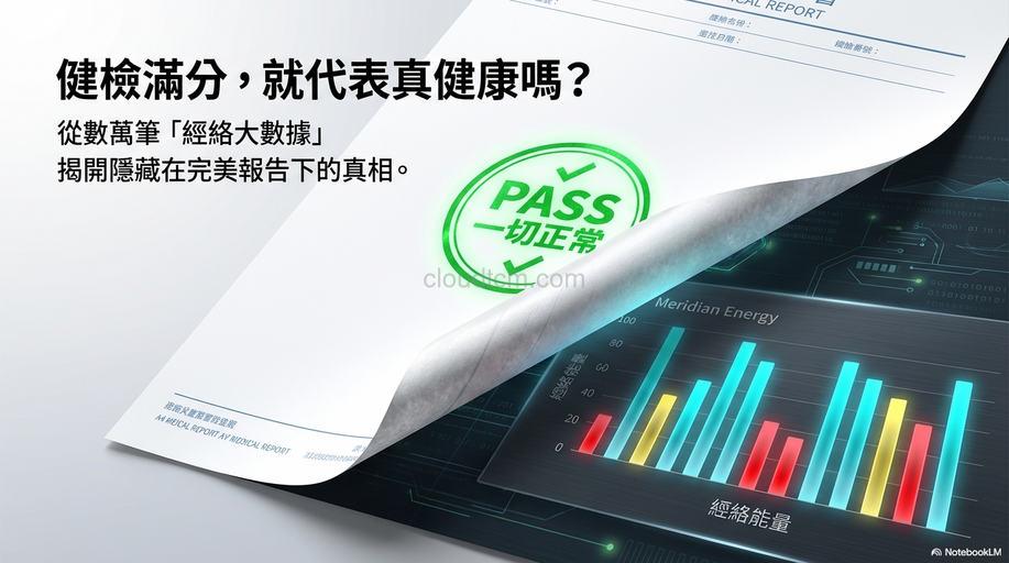 健康檢查完全正常代表健康嗎？從經絡數據看出真相！
