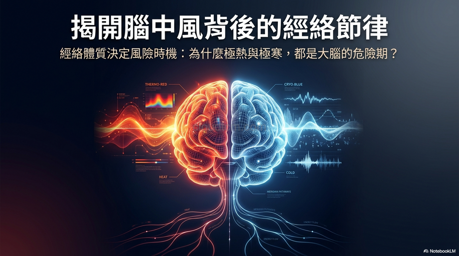揭開腦中風背後的經絡節律,經絡體質決定風險時機