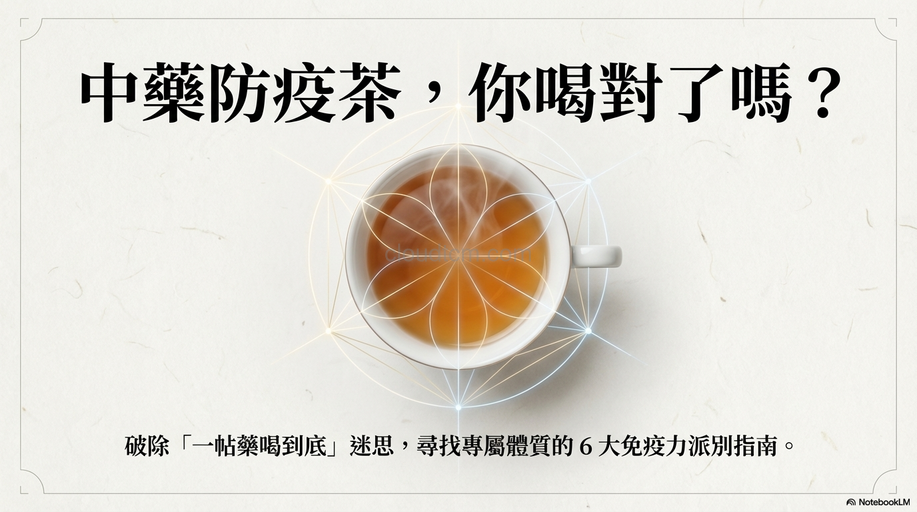 中醫提升免疫力的6種派別中藥，依照體質準備防疫茶！