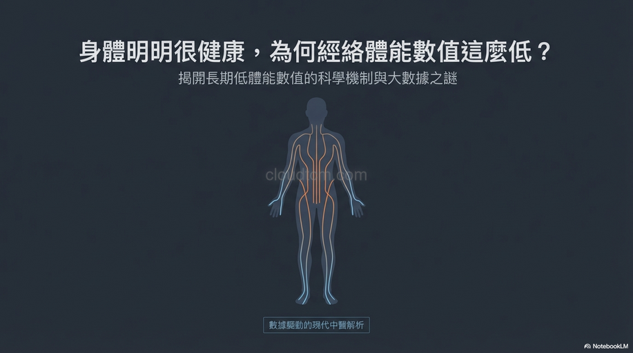 身體明明就很健康沒病，為什麼體能數值這麼低？