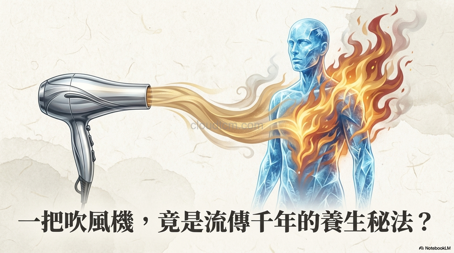 吹風機也能養生？6個經絡穴道重點一定要知道！