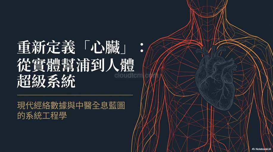 從心經組成的經絡型態,理解中醫的「心臟」究竟是什麼?