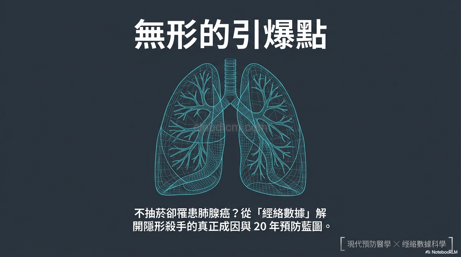 不抽菸卻罹患肺腺癌是怎麼回事?從經絡探討原因！