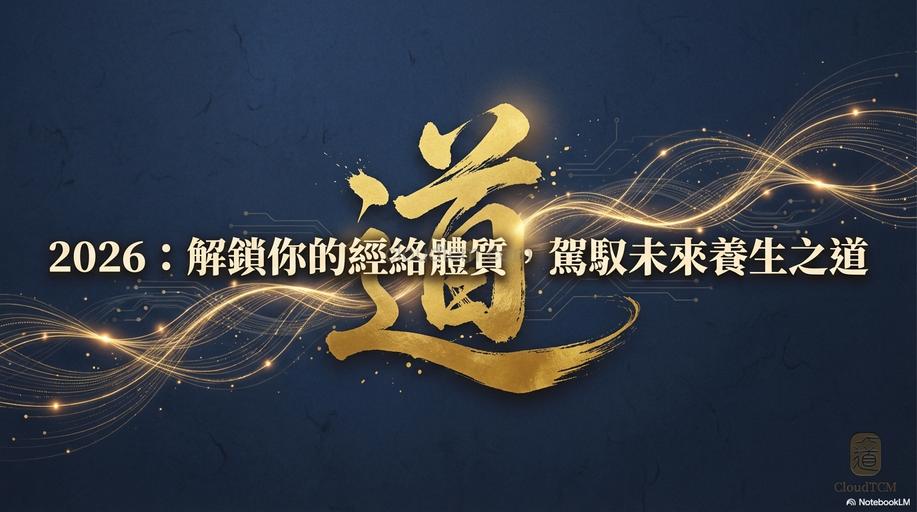 2026新希望，從「經絡體質」理解個人化養生(下篇)！