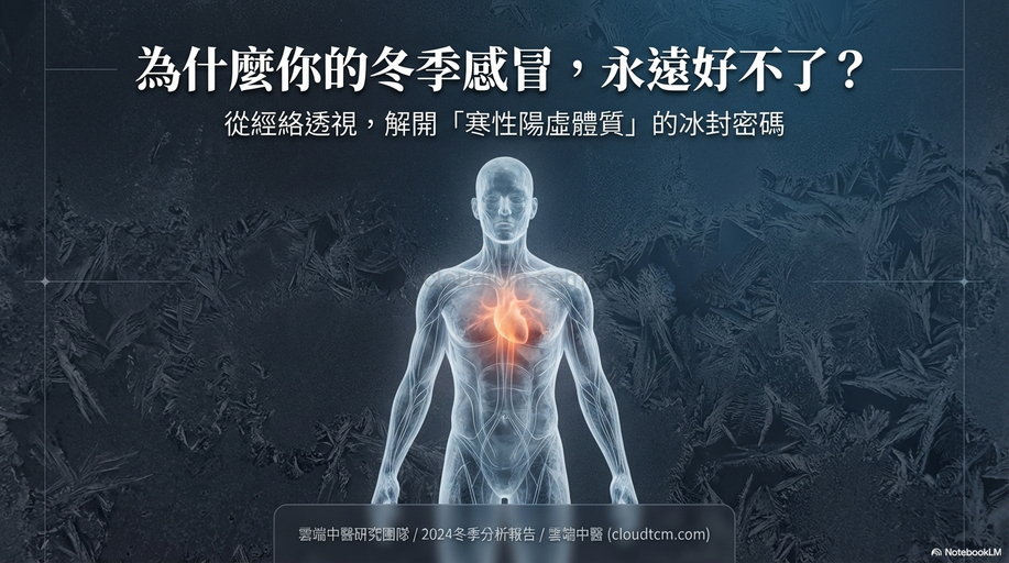 從經絡理解，寒性體質在冬季一直感冒不癒的原因？