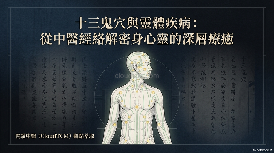 十三鬼穴是什麼？從經絡理解靈體的疾病！