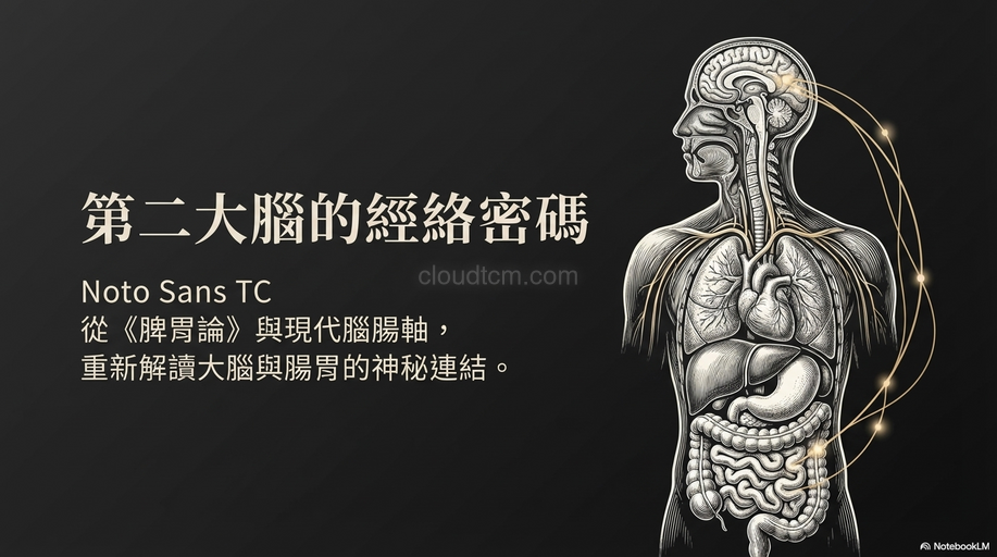 從經絡理解，大腦與脾胃腸道系統有什麼關聯？