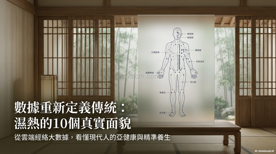 數據背後的中醫智慧，「濕熱」如何影響人體經絡系統？