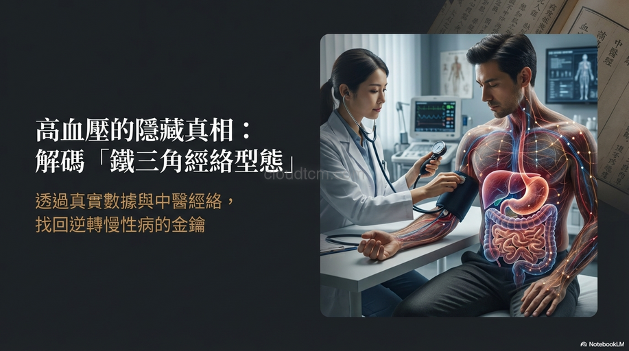 從經絡探討高血壓的原因(2)：鐵三角經絡型態