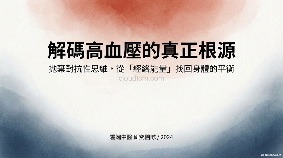 從經絡探討高血壓的原因(4)：陽虛及綜合經絡型態