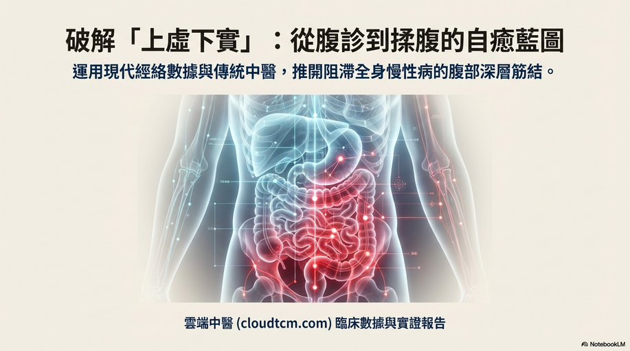 改善上虛下實，推拿按摩腹部，配合中藥效果好！