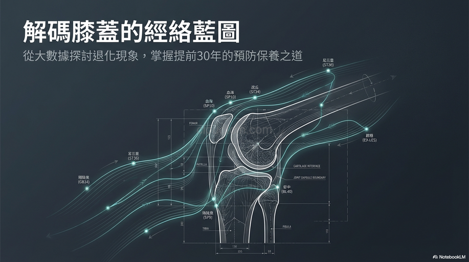 從經絡探討膝蓋退化現象,找出預防保養之道!