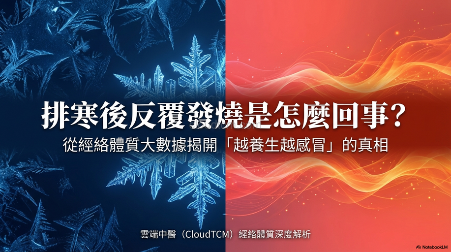 排寒後反覆感冒發燒是怎麼回事?從經絡體質觀察!