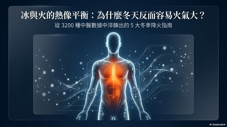 冬季反而火氣大嗎？可運用5類食療藥茶改善！