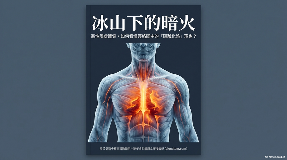 寒性陽虛經絡體質,如何理解經絡圖中隱藏化熱現象?