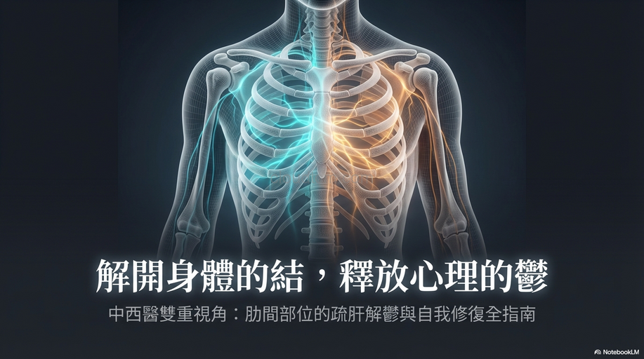 肝氣鬱結？疏通肋間部位的疏肝原理與方法，必學！