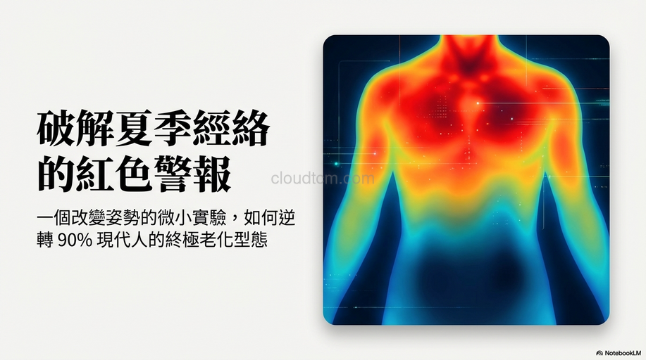 夏季經絡圖滿江紅超嚇人?他靠站立破解上實下虛!