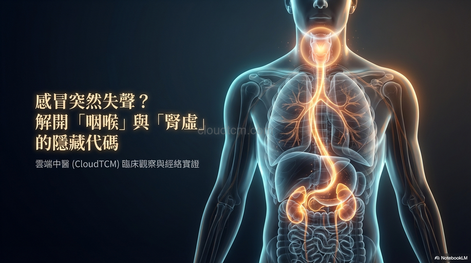 感冒突然失聲？從經絡揭密腎虛與聲音嘶啞的關聯！