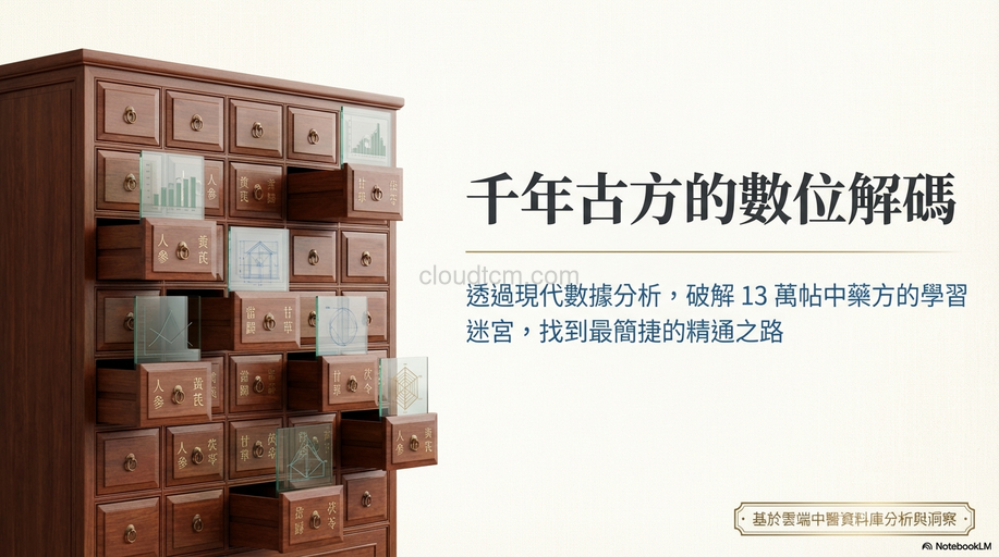 千年來中藥方如何被破解？一條通往簡單的學習之路！